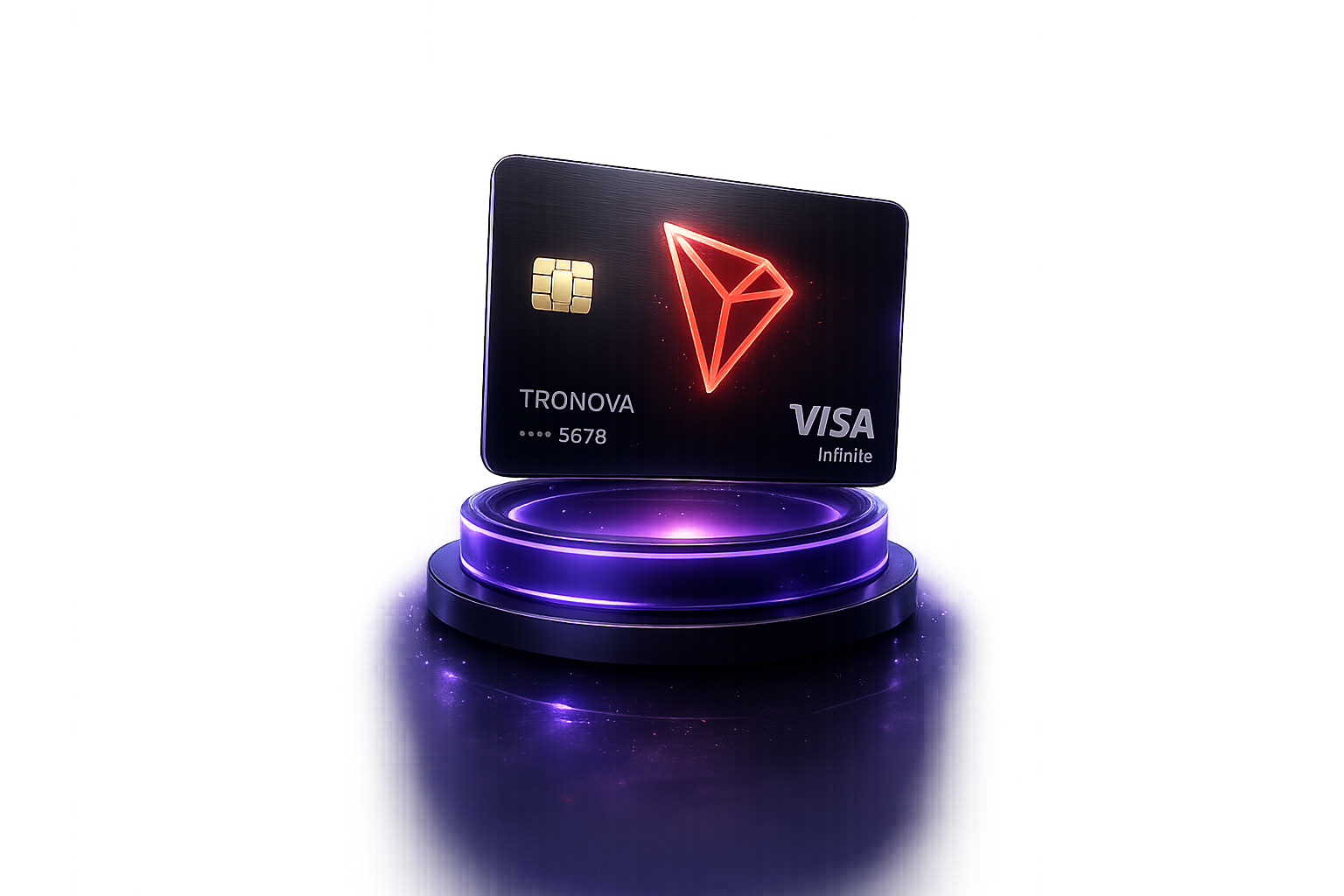 Tronova card on platform